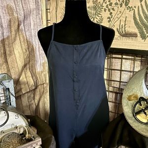NWT Honey Punch Navy Shorts Spaghetti Strap Romper.  Size L